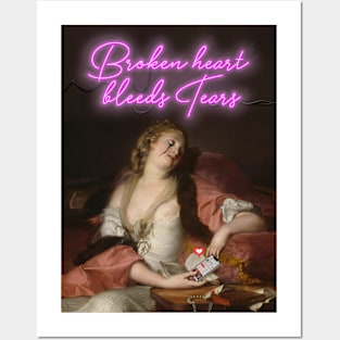 Broken heart Posters and Art